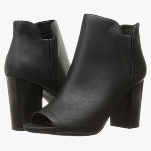 Madden Girl Heeled Peep Toe Booties Size 6.5